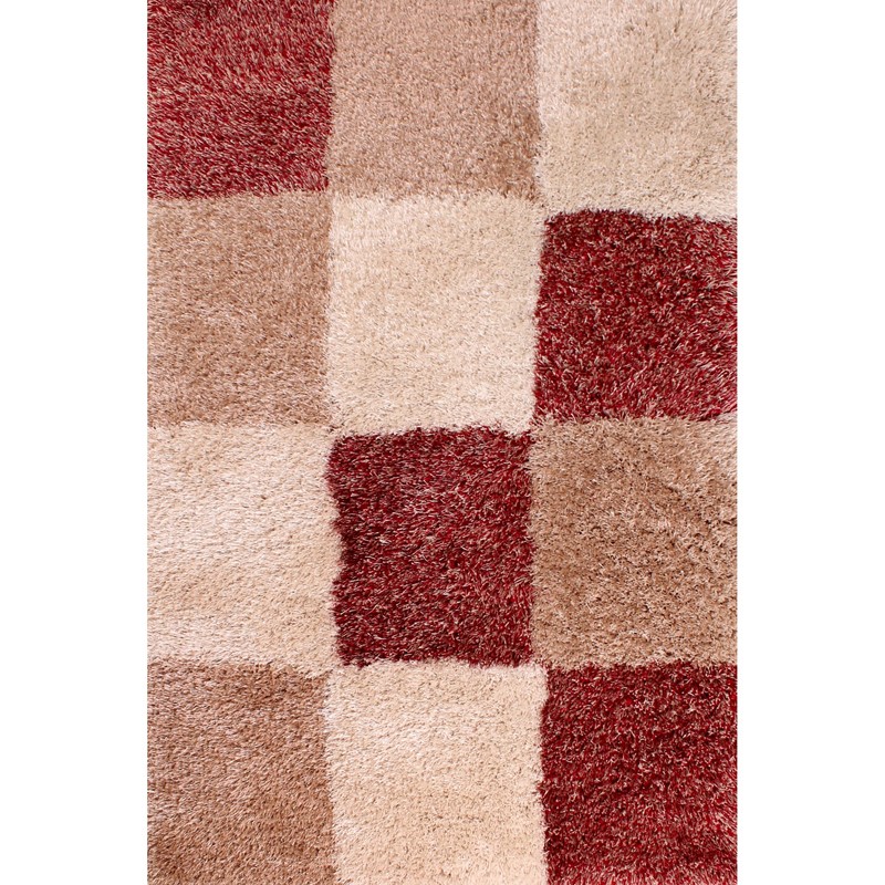 Boston Checked Rugs In Red Buy Online From The Rug Seller Uk